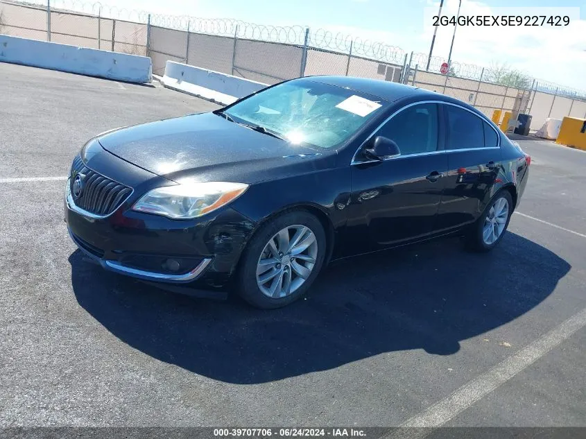 2014 Buick Regal Turbo VIN: 2G4GK5EX5E9227429 Lot: 39707706