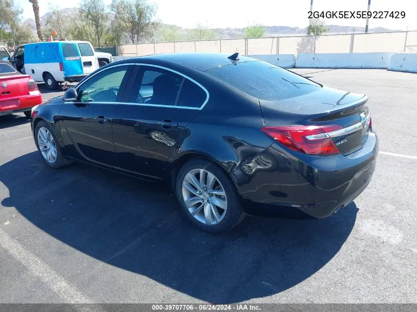 2014 Buick Regal Turbo VIN: 2G4GK5EX5E9227429 Lot: 39707706