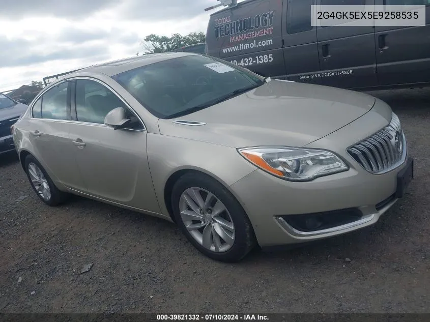 2014 Buick Regal Turbo VIN: 2G4GK5EX5E9258535 Lot: 39821332