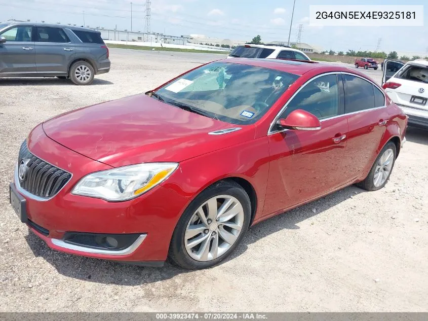 2014 Buick Regal Turbo/E-Assist Premium I VIN: 2G4GN5EX4E9325181 Lot: 39923474