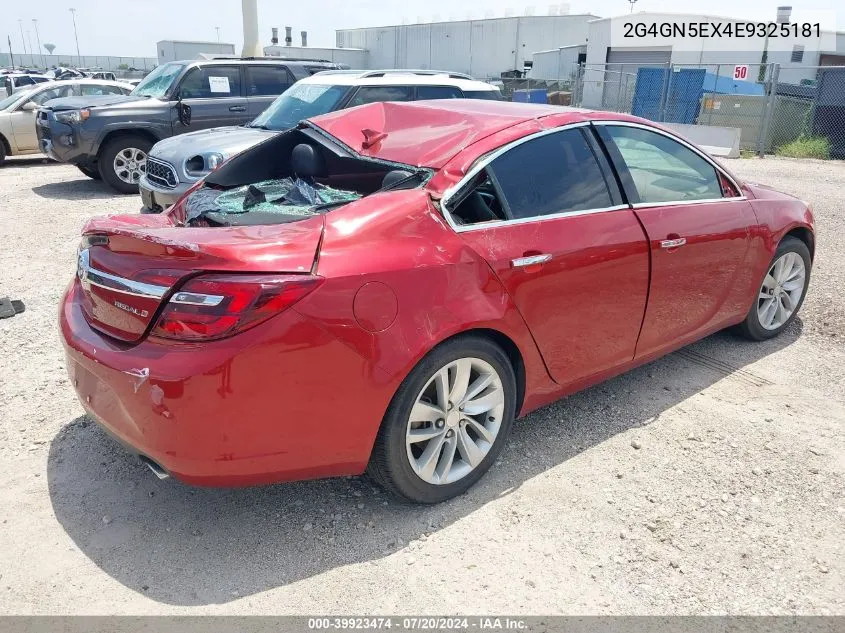 2014 Buick Regal Turbo/E-Assist Premium I VIN: 2G4GN5EX4E9325181 Lot: 39923474