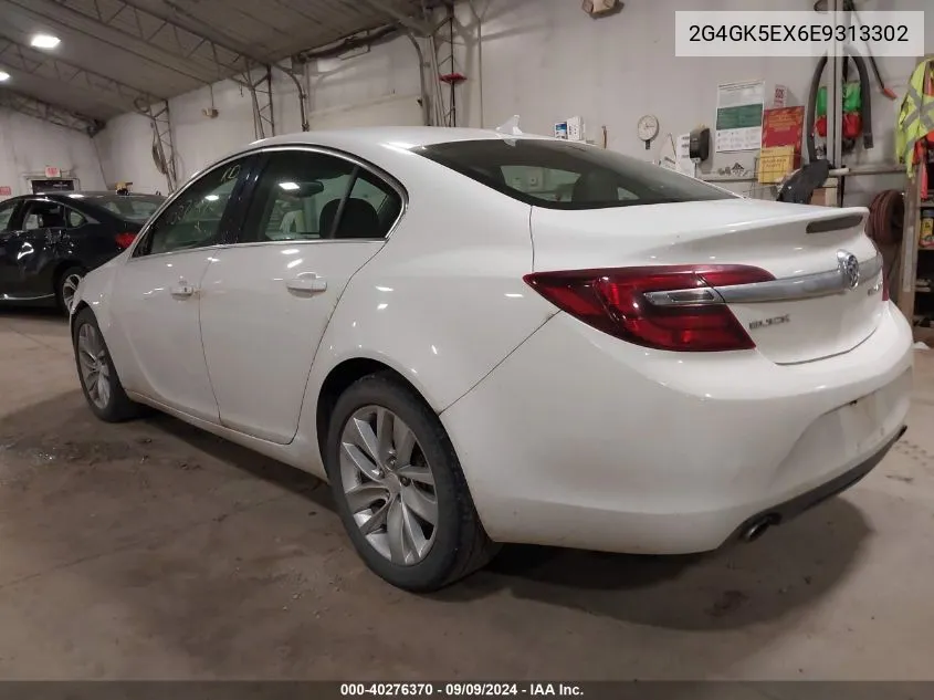 2014 Buick Regal Turbo VIN: 2G4GK5EX6E9313302 Lot: 40276370