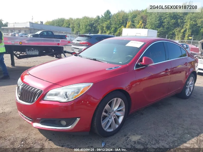 2014 Buick Regal VIN: 2G4GL5EX0E9187208 Lot: 40309125