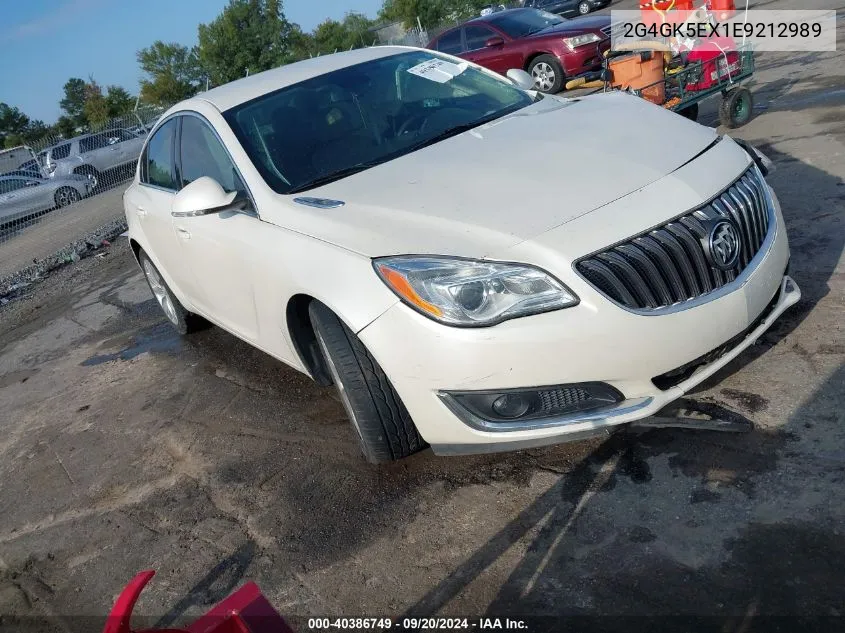 2014 Buick Regal Turbo VIN: 2G4GK5EX1E9212989 Lot: 40386749