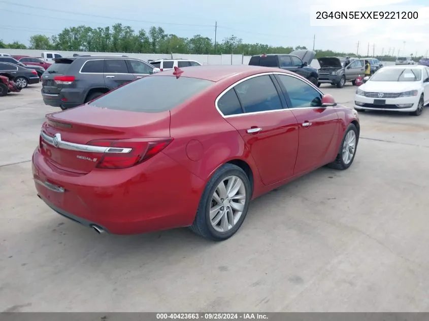 2014 Buick Regal Turbo/E-Assist Premium I VIN: 2G4GN5EXXE9221200 Lot: 40423663