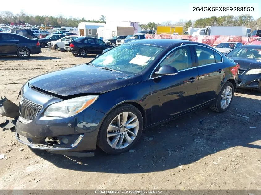 2014 Buick Regal Turbo VIN: 2G4GK5EX8E9288550 Lot: 41460737