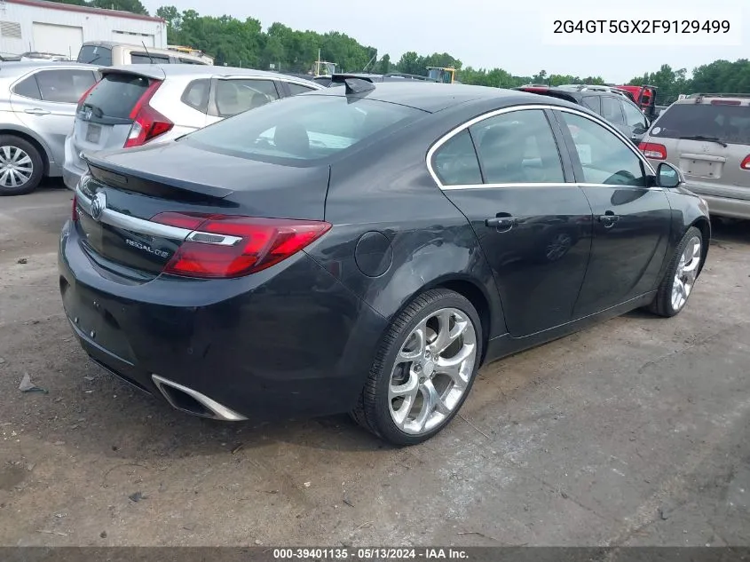 2015 Buick Regal Gs VIN: 2G4GT5GX2F9129499 Lot: 39401135