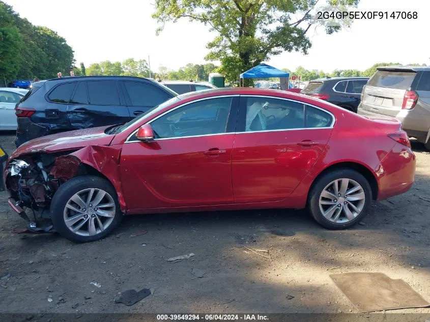 2015 Buick Regal Turbo Premium I VIN: 2G4GP5EX0F9147068 Lot: 39549294