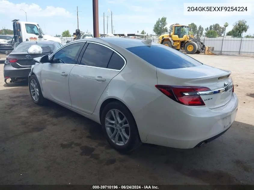 2015 Buick Regal Turbo VIN: 2G4GK5EXXF9254224 Lot: 39710196