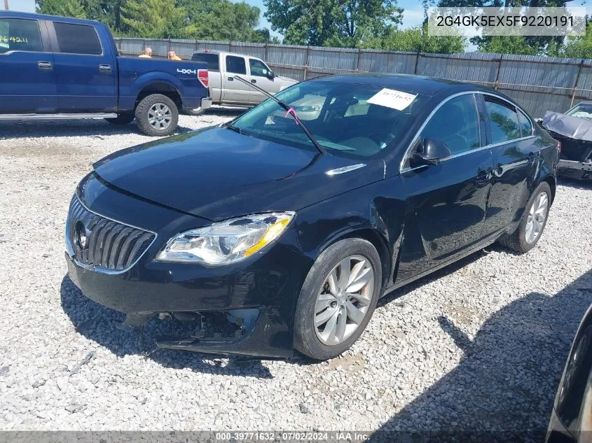 2G4GK5EX5F9220191 2015 Buick Regal