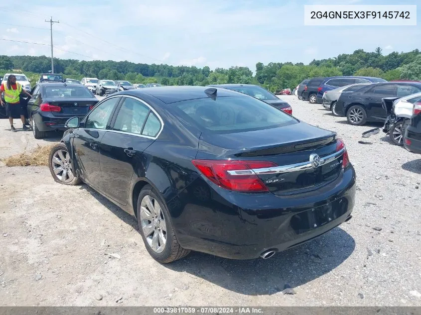 2G4GN5EX3F9145742 2015 Buick Regal Turbo/E-Assist Premium I