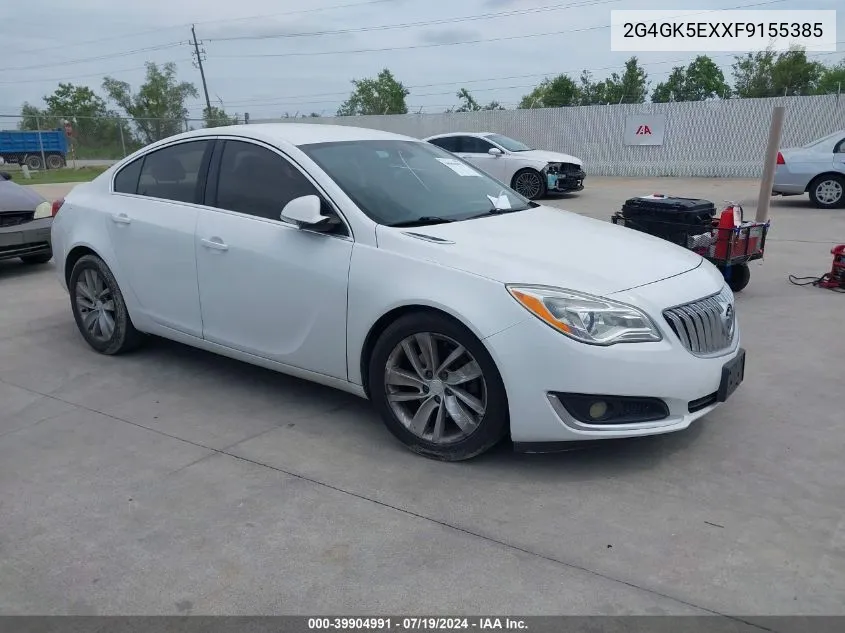 2G4GK5EXXF9155385 2015 Buick Regal Turbo