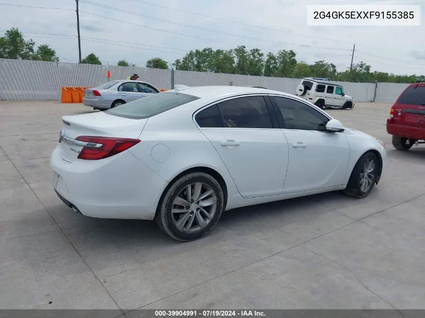 2G4GK5EXXF9155385 2015 Buick Regal Turbo