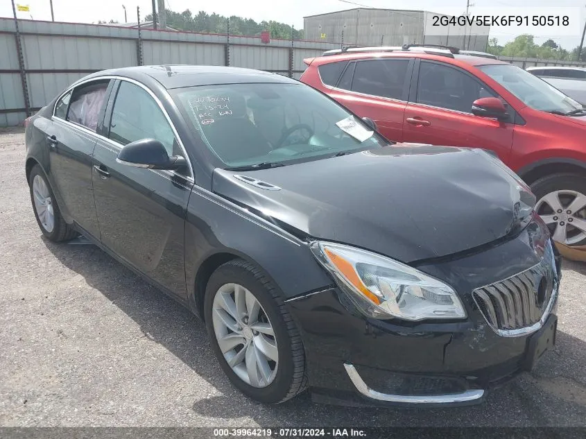 2015 Buick Regal 1Fl VIN: 2G4GV5EK6F9150518 Lot: 39964219