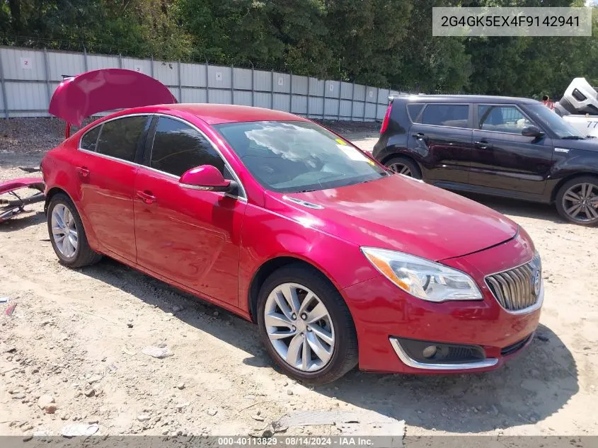 2G4GK5EX4F9142941 2015 Buick Regal Turbo