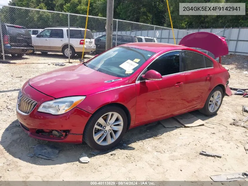 2015 Buick Regal Turbo VIN: 2G4GK5EX4F9142941 Lot: 40113829