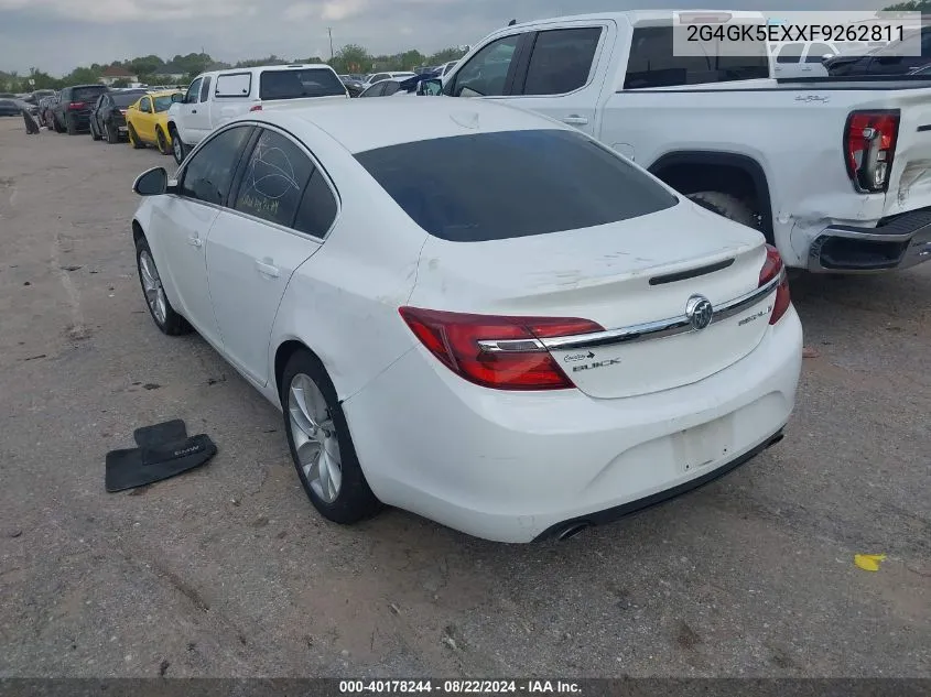 2G4GK5EXXF9262811 2015 Buick Regal Turbo