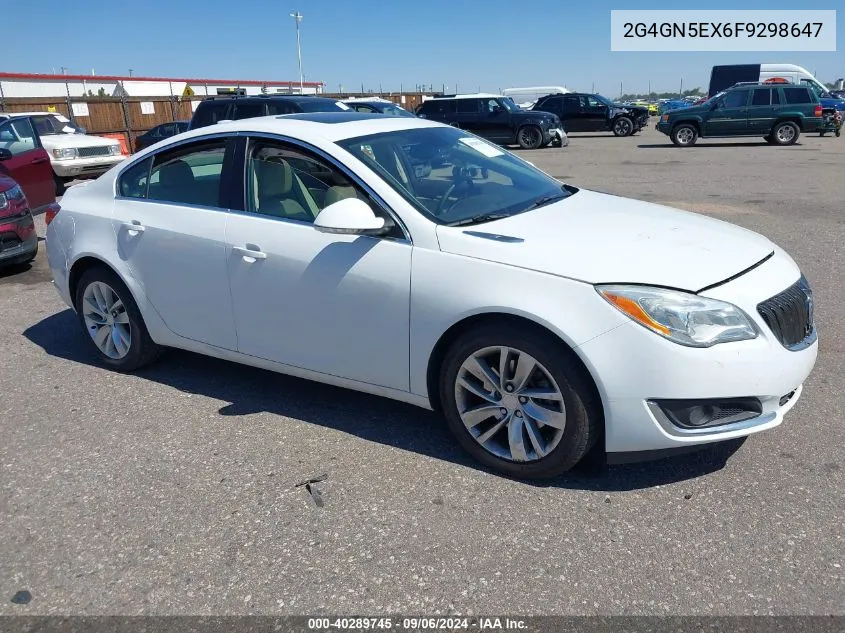 2015 Buick Regal Turbo/E-Assist Premium I VIN: 2G4GN5EX6F9298647 Lot: 40289745