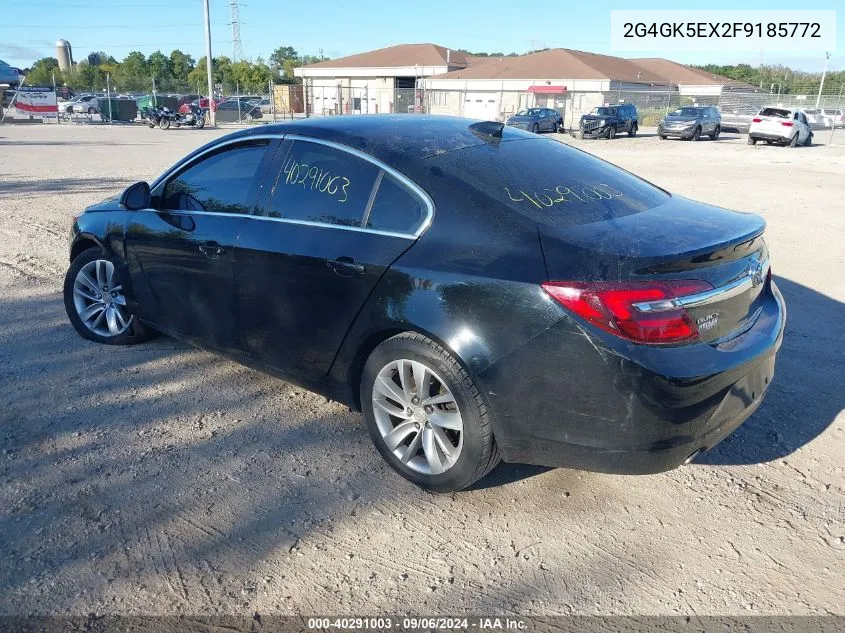 2015 Buick Regal VIN: 2G4GK5EX2F9185772 Lot: 40291003