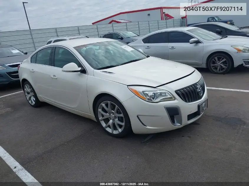 2G4GT5GX7F9207114 2015 Buick Regal Gs