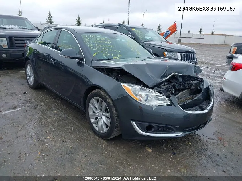 2016 Buick Regal VIN: 2G4GK5EX3G9159067 Lot: 12000343