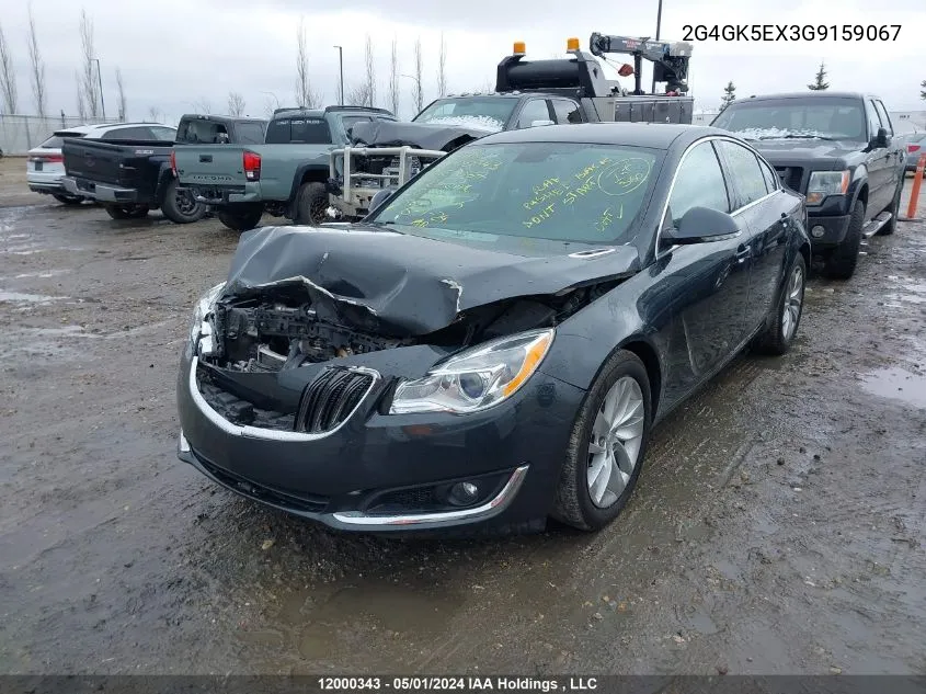 2016 Buick Regal VIN: 2G4GK5EX3G9159067 Lot: 12000343