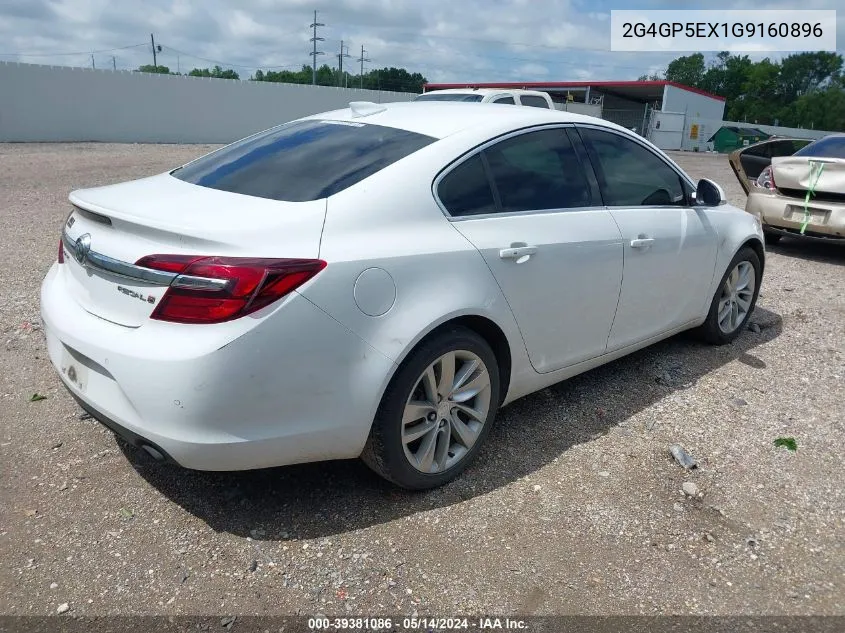 2016 Buick Regal Turbo/E-Assist Premium I VIN: 2G4GP5EX1G9160896 Lot: 39381086