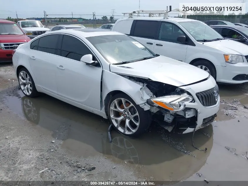 2016 Buick Regal Turbo Gs VIN: 2G4GU5GX1G9119254 Lot: 39426747