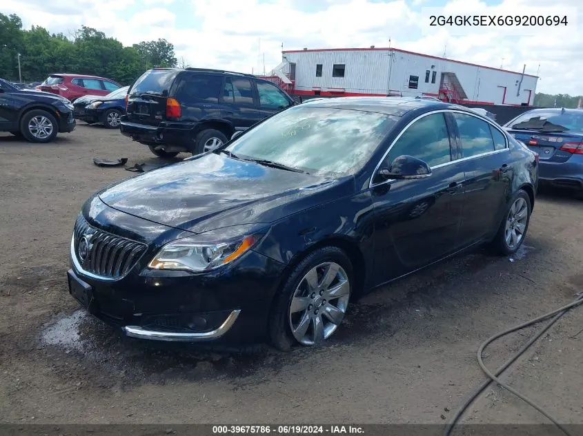 2016 Buick Regal Turbo VIN: 2G4GK5EX6G9200694 Lot: 39675786