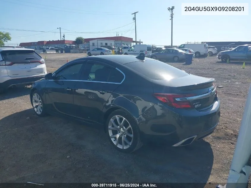 2016 Buick Regal Turbo Gs VIN: 2G4GU5GX9G9208201 Lot: 39711915