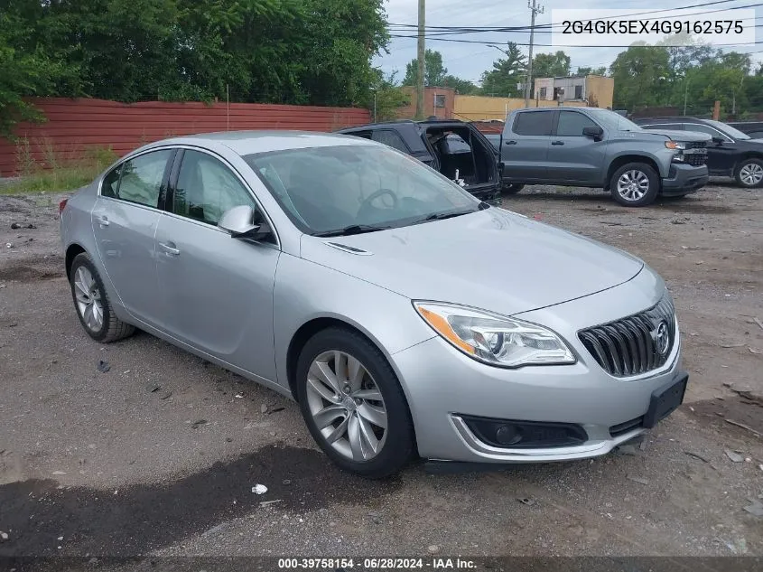 2016 Buick Regal VIN: 2G4GK5EX4G9162575 Lot: 39758154