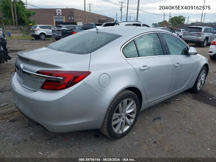 2016 Buick Regal VIN: 2G4GK5EX4G9162575 Lot: 39758154