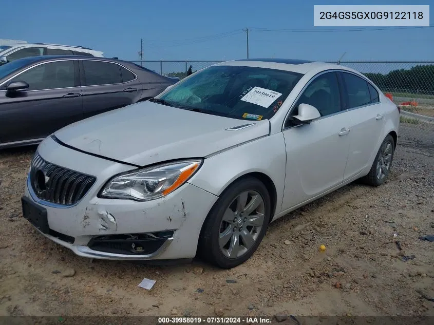 2G4GS5GX0G9122118 2016 Buick Regal Premium