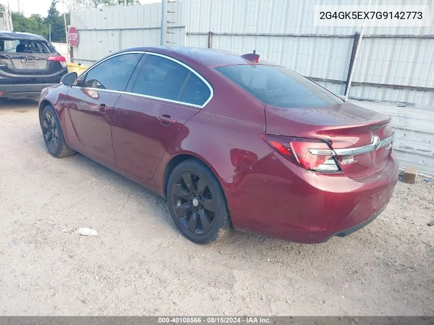 2G4GK5EX7G9142773 2016 Buick Regal Turbo