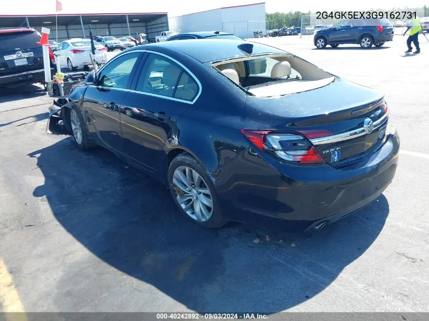 2G4GK5EX3G9162731 2016 Buick Regal Turbo