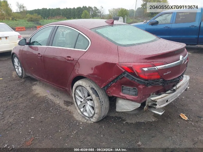 2G4GS5GX7G9113674 2016 Buick Regal Premium