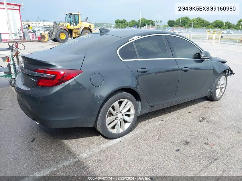 2G4GK5EX3G9160980 2016 Buick Regal Turbo