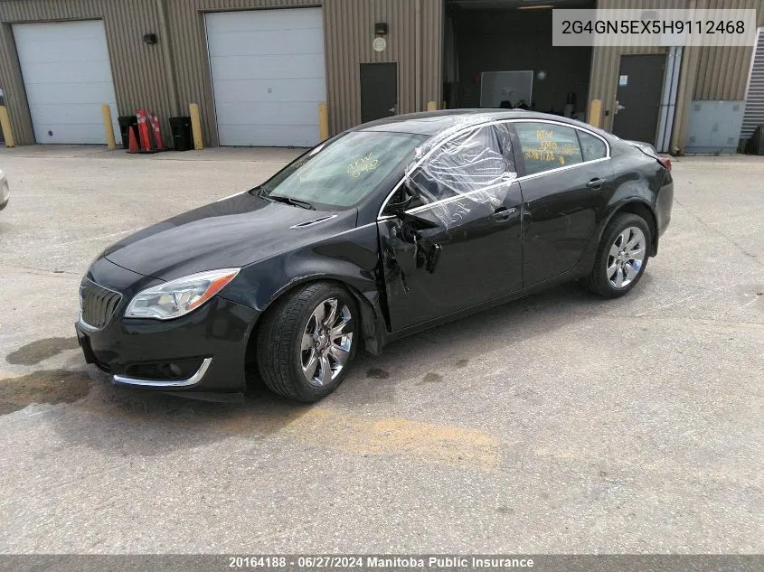 2017 Buick Regal Turbo VIN: 2G4GN5EX5H9112468 Lot: 20164188