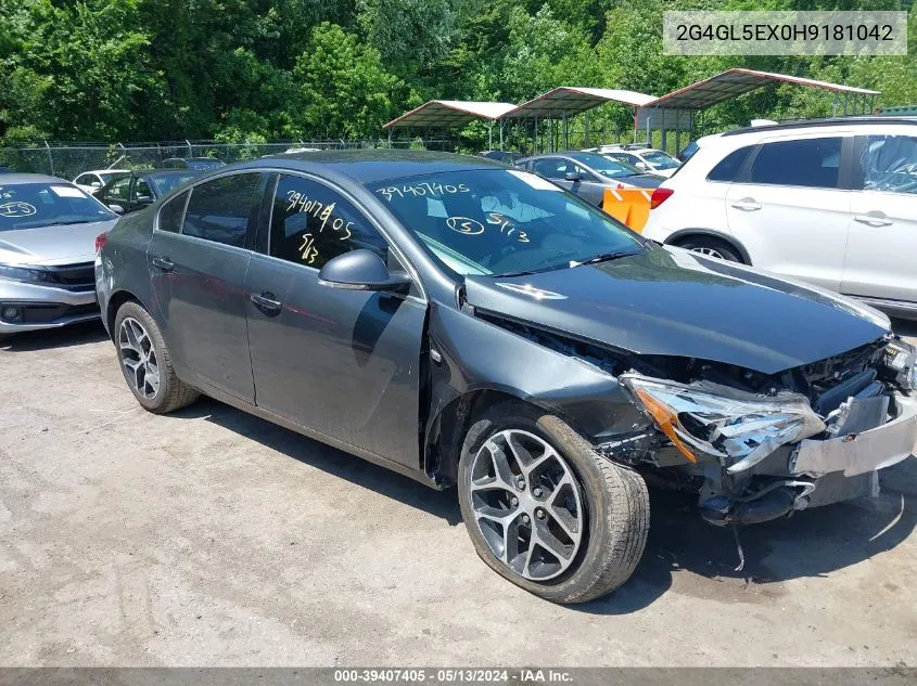 2017 Buick Regal Turbo Sport Touring VIN: 2G4GL5EX0H9181042 Lot: 39407405