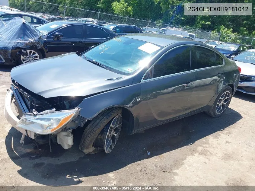 2017 Buick Regal Turbo Sport Touring VIN: 2G4GL5EX0H9181042 Lot: 39407405