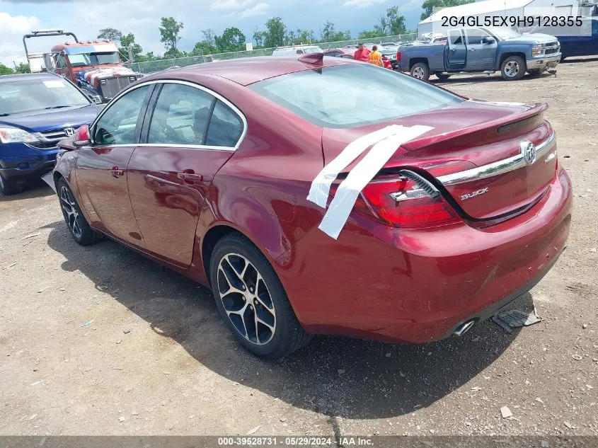 2017 Buick Regal Turbo Sport Touring VIN: 2G4GL5EX9H9128355 Lot: 39528731