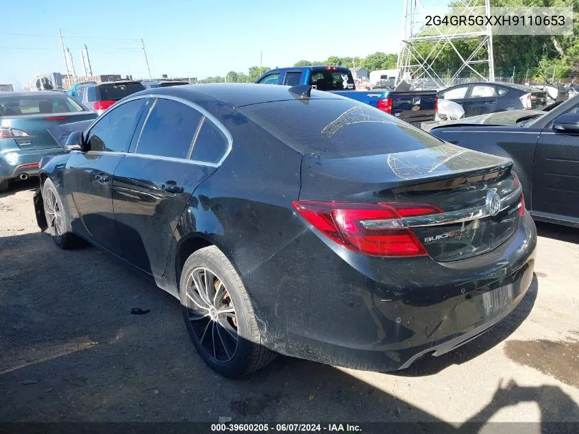 2G4GR5GXXH9110653 2017 Buick Regal Turbo Premium Ii