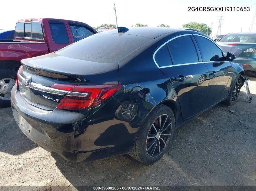 2G4GR5GXXH9110653 2017 Buick Regal Turbo Premium Ii