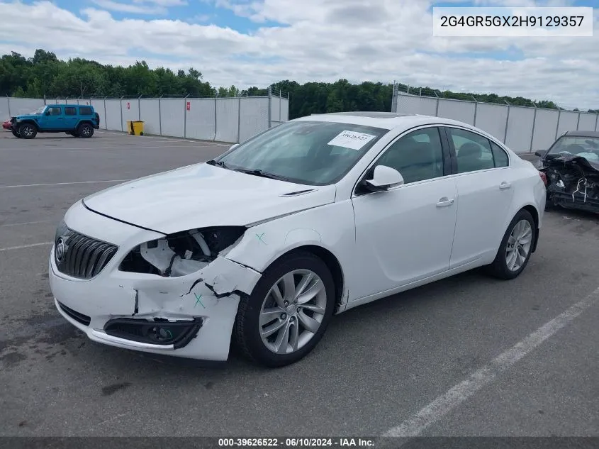 2G4GR5GX2H9129357 2017 Buick Regal Turbo Premium Ii