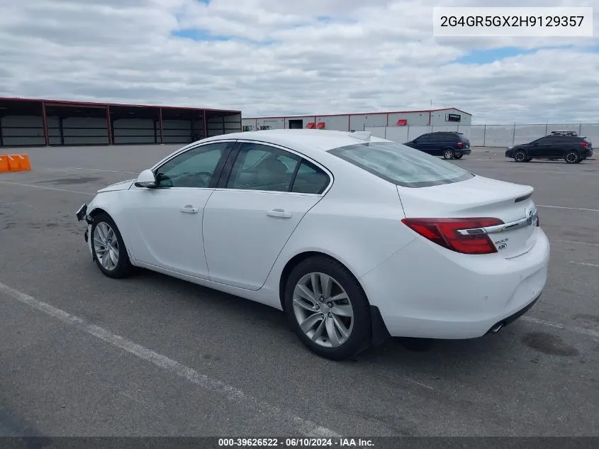 2017 Buick Regal Turbo Premium Ii VIN: 2G4GR5GX2H9129357 Lot: 39626522