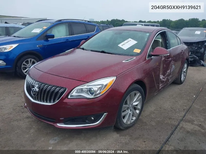 2017 Buick Regal Turbo Premium Ii VIN: 2G4GR5GXXH9139621 Lot: 40030094