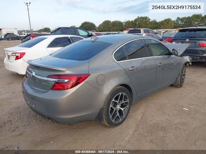 2017 Buick Regal Sport Touring VIN: 2G4GL5EX2H9175534 Lot: 40368444