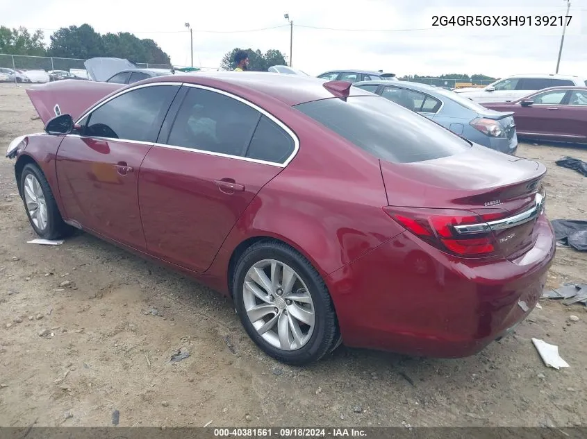 2G4GR5GX3H9139217 2017 Buick Regal Turbo Premium Ii