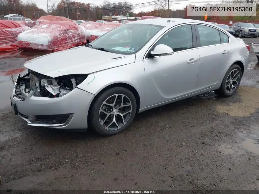 2G4GL5EX7H9195360 2017 Buick Regal Turbo Sport Touring
