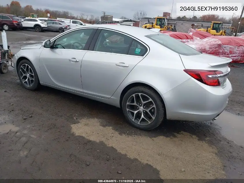 2G4GL5EX7H9195360 2017 Buick Regal Turbo Sport Touring